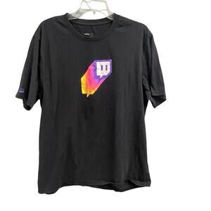 Twitch Short Sleeve Graphic Tee Size 4X T-Shirt Men Women Unisex Streamer Gamer